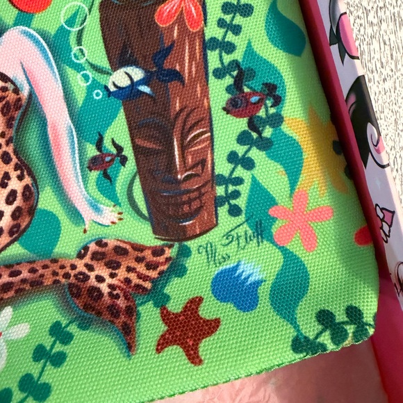 Miss Fluff, Martini Mermaid, top-handle purse, NWT, collectible, pin-up, retro - Picture 4 of 6